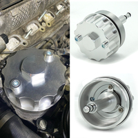 Accessoires de voiture Adaptateur de bouchon de réservoir d'essence Couvercle de filtre à huile en alliage d'aluminium pour BMW-323 E36 323I / 328I E39 523I / 528I E46 328