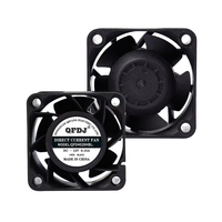 Ventilador de Refrigeración DC4028BL 12V 24V, Ventilador Axial de Alta Velocidad con Doble Rodamiento de Bolas, Ventilador de Refrigeración sin Escobillas