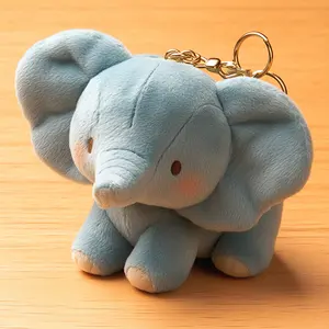 Manufaktur kustom boneka gajah boneka binatang pesanan khusus mainan anak-anak topeng hadiah boneka Anime kustom