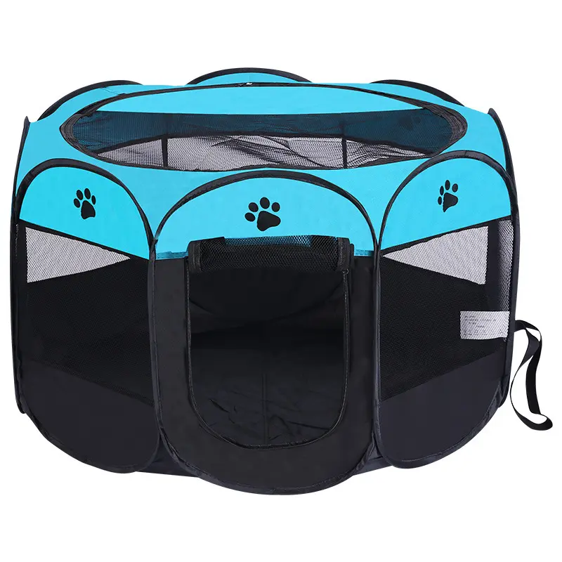 공장 직영 접이식 및 빨 수 있는 팔각형 애완동물 텐트 애완동물 울타리
