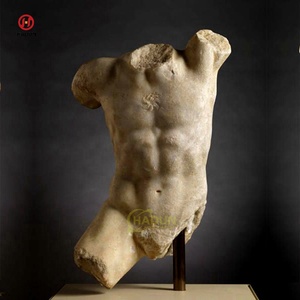 <span class=keywords><strong>Escultura</strong></span> <span class=keywords><strong>de</strong></span> <span class=keywords><strong>Torso</strong></span> <span class=keywords><strong>de</strong></span> Mármol Desnudo Griego Antiguo <span class=keywords><strong>de</strong></span> Tamaño Real - Product Image 1