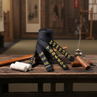 Ceinture de karaté brodée de haute qualité de 5 cm de large pour instructeur de Taekwondo, personnalisable, vente en gros, équipement d'entraînement pour dojo