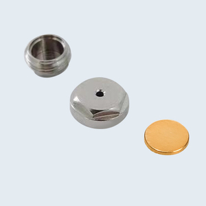 Disque d'étanchéité plaqué or, <span class=keywords><strong>creuset</strong></span> haute pression -170 ℃ ~500 ℃   5,8 * 0,6 mm - Product Image 1