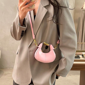 Bolso de Hombro Casual de Cuero Genuino Estilo Japonés Hecho a Mano para Mujer, con Cierre de Cremallera, Ligero, Duradero, Grande, de Poliéster - Product Image 1