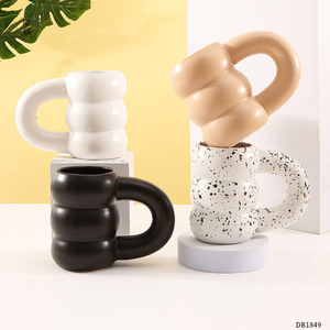 Mug en céramique blanche 310 ml avec anse pour café, thé, usage domestique, fabriqué à Chaozhou - Product Image 3