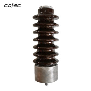 Aislador de Porcelana de Alta Tensión, Tipo Poste, 33kv, Color Marrón, para Estaciones Eléctricas Exteriores, Modelo 4-24 - Product Image 4