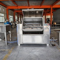 Promo Panas Mesin Pengaduk Adonan Tepung Jagung Vakum Baru 100KG Stainless Steel 304 Mesin Penguleni Adonan Horizontal