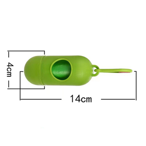 맞춤형 판촉 휴대용 알약 모양 개 쓰레기 똥 쓰레기 디스펜서 15pcs 쓰레기 봉투 애완 동물 제품 - Product Image 5