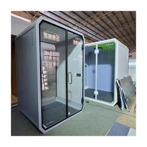 Cabine insonorisée en acier étanche à énergie solaire, salle silencieuse sans écho, isolation phonique, cabine insonorisée - Product Image 5