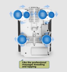 Coussin de massage pour la circulation sanguine en gros, pour le <span class=keywords><strong>dos</strong></span>, la voiture, le siège à domicile, avec chaleur pour le cou, les jambes, les épaules, la tête, soulagement de la douleur - Product Image 2