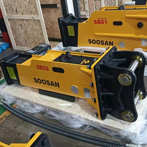 Accesorio de martillo hidráulico tipo caja SOOSAN SB50 para excavadora para construcción demolición excavación minería - Product Image 1