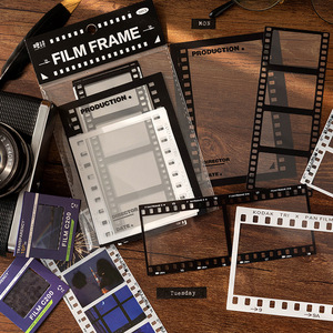 Autocollants PET LABON Rétro Cadre de <span class=keywords><strong>Film</strong></span>, Décorations Esthétiques Vintage pour Réseaux Sociaux, Lecteurs de Musique, Journalisation et Scrapbooking - Product Image 4