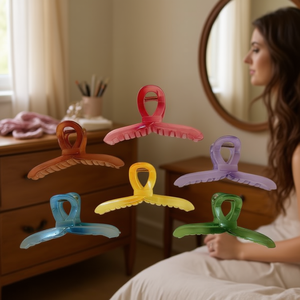 Fermaglio per capelli a nastro 13 cm, accessorio per capelli alla moda e colorato - Product Image 2