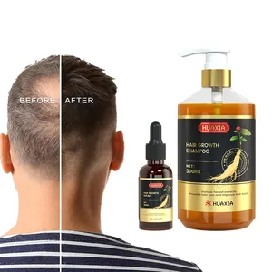 HuaXia Powerful Natural Hair-Thickening Ingredients DHT Blocker Shampoo Alopecia Hair Regrowth