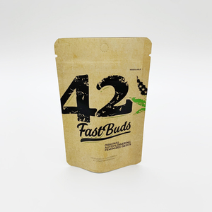 Factory Price Custom Foil Zip Lock Small Packaging Thick Food Grade Seed Buds Circle Custom Logo Mylar Bags - Product Image 1