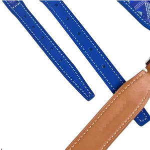 Luxury <b>Pet</b> <b>Collars</b> Genuine Leather <b>Pet</b> <b>Collar</b> Multiple Colors Designer <b>Pet</b> Supplies Ready Stock - Product Image 3