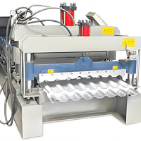 Machine de formage de tuiles en acier galvanisé PPGI à grande vitesse pour le marché africain