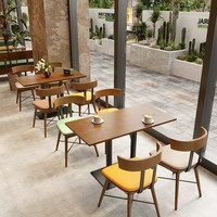 Meubles de restaurant modernes, ensembles de tables et de chaises pour cafés, utilisation pour la restauration, canapés et sièges de restaurant sur mesure pour hôtels