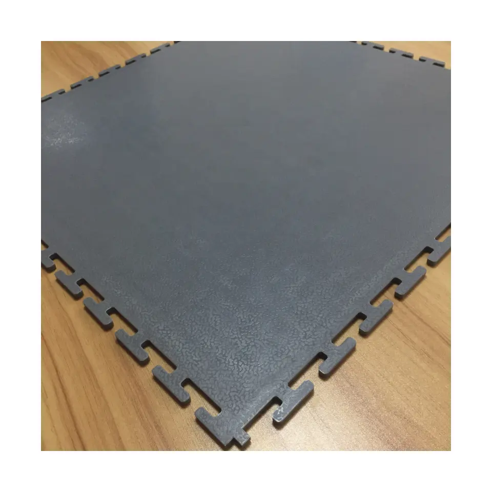 High-strengh best selling pvc interlocking garage floor tiles/removable pvc interlocking floor mats for warehouse