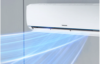 Climatiseurs Inverter Mini Split R32 1.5hp 12000BTU pour Appartement, Vente en Gros, Faible Bruit, Froid/Chaleur, Logo Personnalisé, 220v-240V