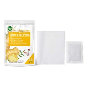 革新的な製品2025紙素材付きデトックスフットパッチは睡眠を促進し、疲労を和らげます14パッチ/バッグ - Product Image 3