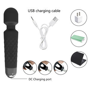 Bacchetta Magica Massaggiatore all'Ingrosso Personalizzabile, Potente Vibratore a Bacchetta Massaggiante, Stimolatore Clitorideo in Silicone, Giocattolo Adulto per Donne - Product Image 5