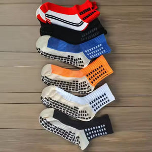 Chaussettes de football athlétiques à haute cheville pour hommes, antidérapantes, avec techniques de tissage, taille unique, saison d'automne - Product Image 1