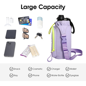 Bolsa Universal para Botella <span class=keywords><strong>de</strong></span> Agua <span class=keywords><strong>de</strong></span> 40 oz, Ligera, Térmica, Aislada, con Asa y Correa Cruzada - Product Image 5