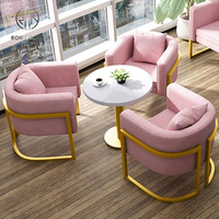 Restaurant und Cafe Marmor Sofa Stand Sitz Tisch und Stuhl Möbel Set für Cafe Coffee Shop
