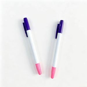 Vast Sea Lot de 6 stylos marqueurs temporaires double face effaçables à l'air, 2 mm, <span class=keywords><strong>pour</strong></span> tissu, cuir, vêtements, chaussures, couture, 2 couleurs - Product Image 1
