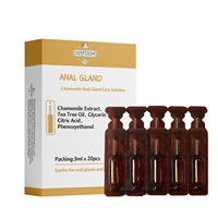 Gouttes liquides de soutien immunitaire pour les glandes anales, extrait de camomille, probiotiques, enzymes pour la digestion sensible des chats et des chiens de toutes races, à partir de 2 ans
