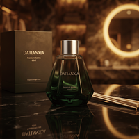 Diffuseur d'huiles essentielles conique en verre et rotin, écologique et luxueux, sans alcool, parfum longue durée, 60 ml, 250 ml, couleurs personnalisables