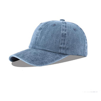Personalizado colorido lavado Hip Hop Vintage Denim papá sombrero Skate Street gorras al por mayor