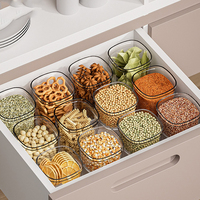 Pot de rangement de cuisine personnalisé avec logo OEM&ODM, pot de conservation alimentaire en plastique hermétique