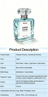 Parfum de luxe en gros longue durée pour femmes et hommes, Eau de Parfum OEM en vrac, marque privée, parfum personnalisé