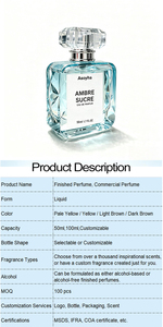 <span class=keywords><strong>Profumo</strong></span> di Lusso a Lunga Durata per Uomo e Donna, Eau De Parfum OEM all'Ingrosso, Fragranza Personalizzata con Etichetta Privata - Product Image 3