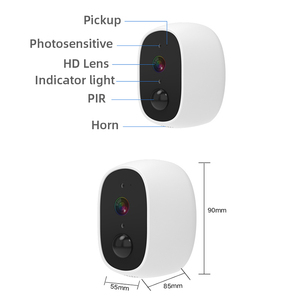 Ubox 4MP 2MP 1080P Điện Năng Thấp Hơn Máy Ảnh PIR Không Dây Có Thể Sạc Lại Pin Powered Wifi CCTV Nhỏ Trong Nhà Máy Ảnh - Product Image 4