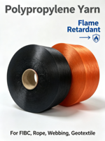 Fil FDY 300D 100% polypropylène PP, ignifuge permanent, pour sangles et cordes, vente en gros directe usine, couleur personnalisée