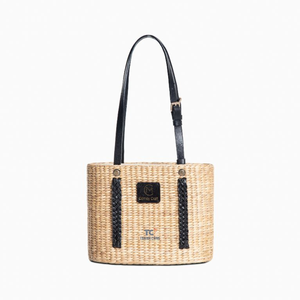 Handicrafts Customized <b>Bags</b> Water Hyacinth Seagrass <b>Straw</b> Handmade Ladies Women Hand <b>Bags</b> Wholesales Made by Vietnamese - Product Image 4