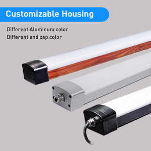 Lumière LED étanche et anti-poussière IP65 à haut lumen, tri-étanche, 2FT 4FT 5FT, en aluminium + PC, adaptée aux tunnels et aux navires - Product Image 5
