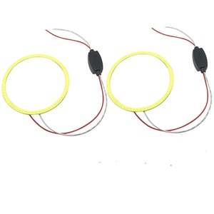 130mm <span class=keywords><strong>halo</strong></span> led bianco giallo blu verde rosa rosso COB Angel Eyes <span class=keywords><strong>Halo</strong></span> <span class=keywords><strong>Rings</strong></span> per auto moto Scooter Headlights12V - Product Image 1