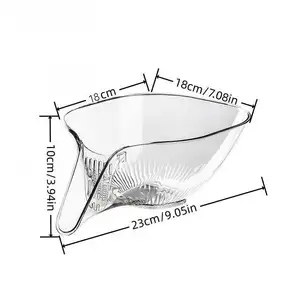 Multifunktionales Abflusskorb Trichter Küchenspüle-Siebensieb mit Auslauf für Gemüse Becken Waschbecken s