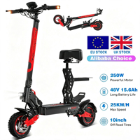 Trottinette électrique pliable KOOLUX U1 250W 48V 15.6Ah en alliage d'aluminium, étanche, sans balais, autonomie 70 km, vitesse 25 km/h, frein avant/arrière, stock UE