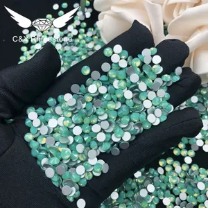 CY SS30 Multicolor 288PCS Luxury 3D Diamond Glass Nail Art Charms Flat Back Big Rhinestones Bulk For Clothing
