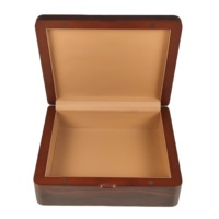 Boîte cadeau en bois foncé pour chocolats, avec doublure en PU, décorations sculptées, couvercle magnétique, logo personnalisé, pour les fêtes musulmanes, emballage alimentaire haut de gamme
