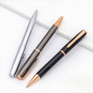 Custom Logo 1.0mm Black Ballpoint <b>Pen</b> High-End Metal Design for Business Office School Promotions Customizable Business <b>Pens</b> - Product Image 1