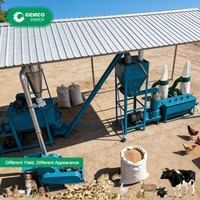 Meilleures ventes : Usine mobile mini de fabrication d'aliments pour animaux (oiseaux, poulets) certifiée CE ISO, à faible coût, ligne de production intégrée d'aliments pour volailles