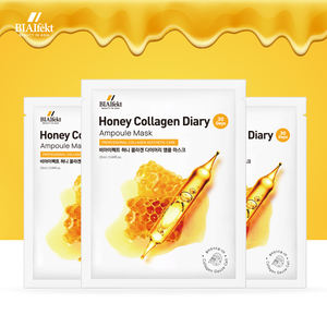 Mascarilla Facial Coreana de Hidrogel con Colágeno y Miel, Antienvejecimiento, Cuidado de Poros, Calmante, Iluminadora, con Niacinamida - Product Image 4