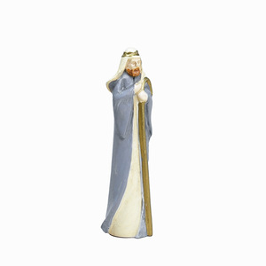 Figurine religieuse de la Nativité en résine époxy, sculpture artistique, art populaire, ornement de Noël - Product Image 5