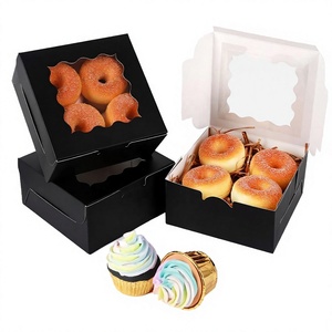 Eco Friendly <b>Recycled</b> Materials Rigid Rectangle Paper Cake <b>Boxes</b> UV Coating Biodegradable Food Safe Sugar Sushi 7 X 4.3 X 1.5 - Product Image 4